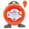 ECRONIX .080" Square Trimmer Line - 1 lb Donut Spool (389 ft) - Professional All-Purpose String for Battery, Gas & Electric Trimmers - High-Visibility Orange - Includes Free Line Cutter