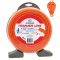.095" Square Twist Trimmer Line (362 ft / 1 lb Donut Spool) - Heavy Duty & Low Noise Weed Wacker String & Weed Eater Line - Aerodynamic Cord for Gas & Battery Trimmers - Free Cutter