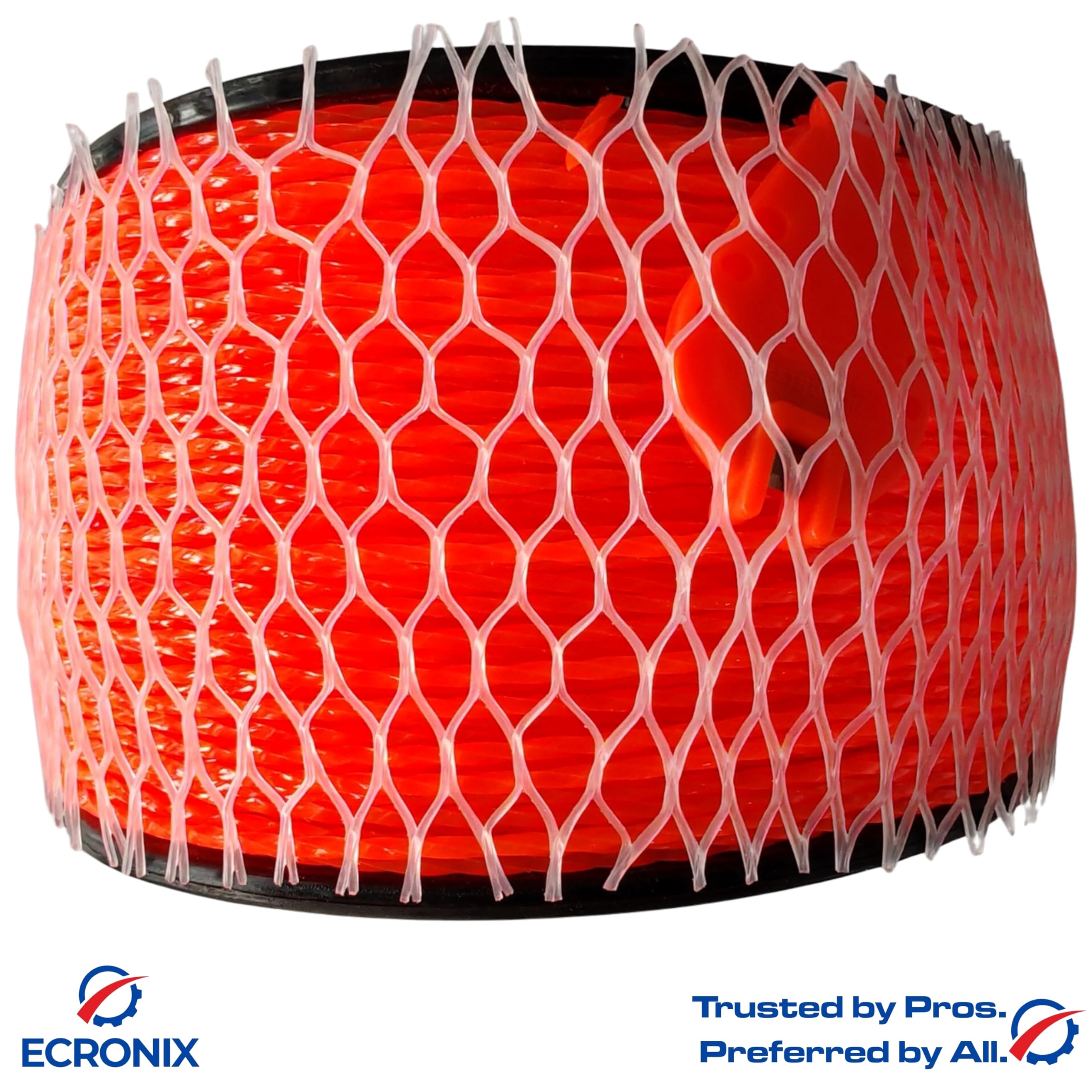 .095" Square Twist Trimmer Line (362 ft / 1 lb Donut Spool) - Heavy Duty & Low Noise Weed Wacker String & Weed Eater Line - Aerodynamic Cord for Gas & Battery Trimmers - Free Cutter